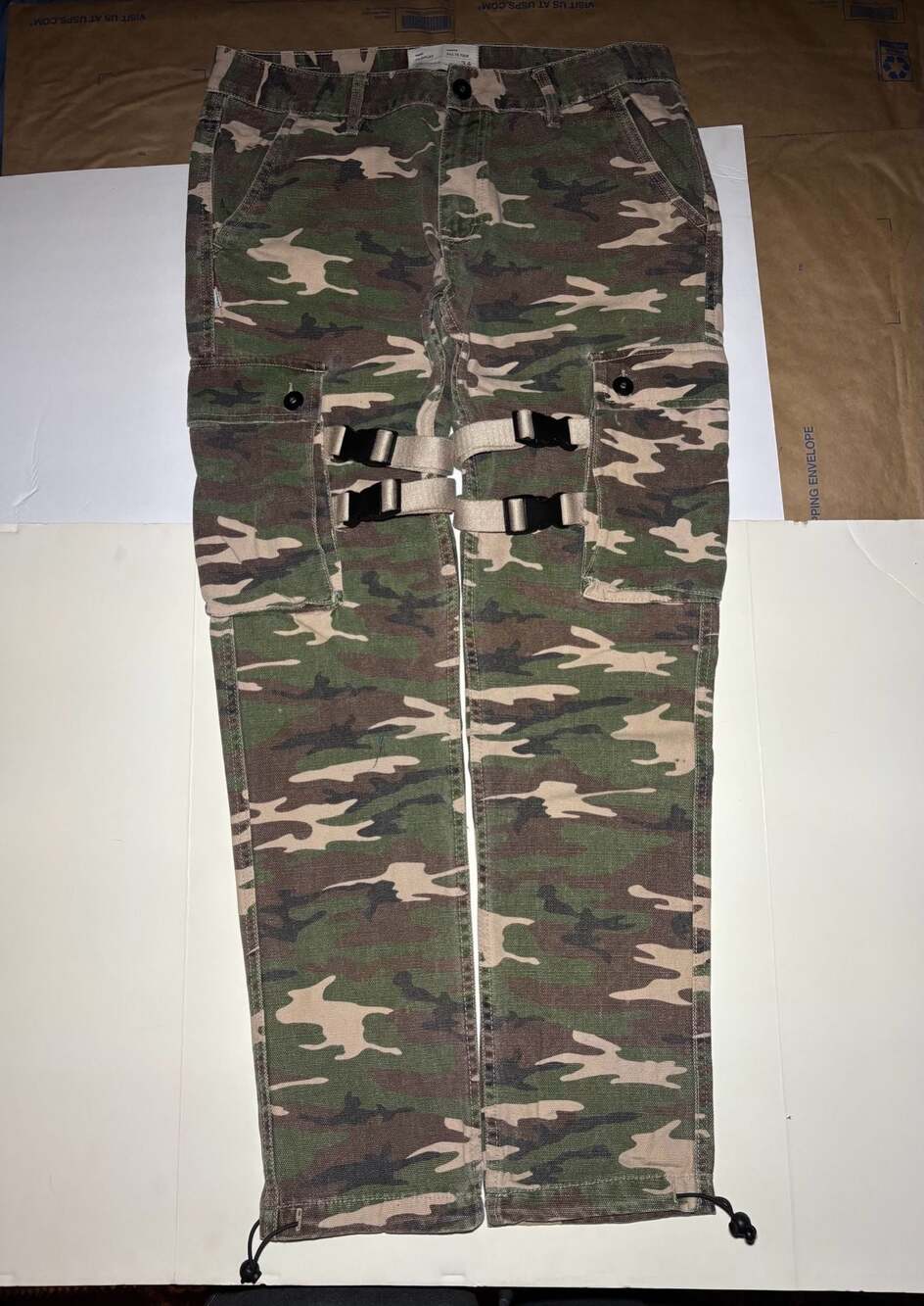 Fairplay Los Angeles Camo Bondage Utility Cargo Pants